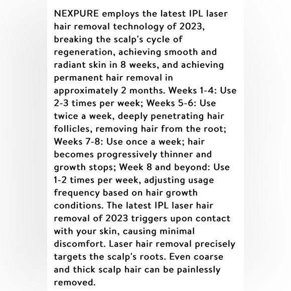 Nexpure IPL Laser Hair Removal Device - Picture 8 of 8